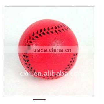 red plastic softball toys-R143