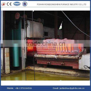 high temperature industrial car bottom quenching heat treatment furnace