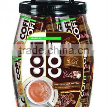 NEW Chocco Mocca coffee mix 3in1 in a plastic jar!