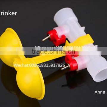 cheap chicken nipple drinker with double cup,best matarial ,