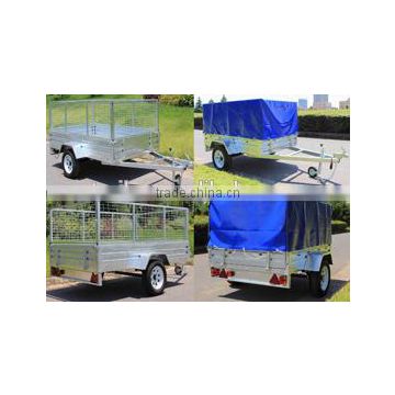 Cage trailer with PVC trap