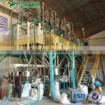 Hot sale automatic wheat flour mill machine in indonesia