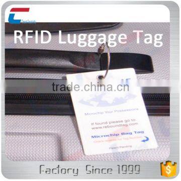 CR80 Credit Card Sized PVC RFID HF 13.56Mhz Luggage Tags