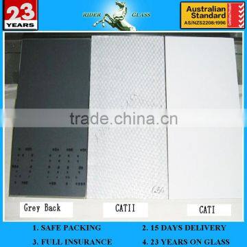 4mm 1830*2440 safety sliver mirror with CE IS9001 AS/NZS2208;1996