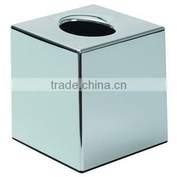 metal shiny tissue box for wedding used