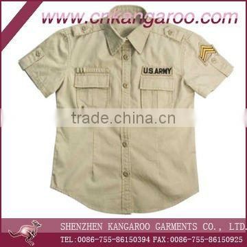 Womens Vintage Military Shirts; Officer Shirt; Custom officer shirt