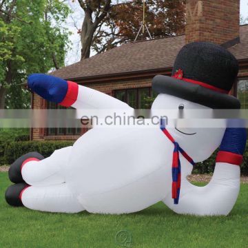 2017 Hot sale inflatable snowman, inflatable christmas for decoration