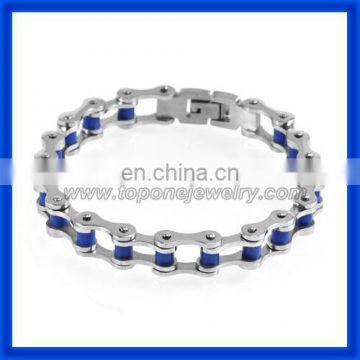 2014 Men's Motorcycle Chain Stainless Steel Biker Bracelets China Factory