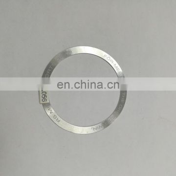 custom glossy silver metal loop