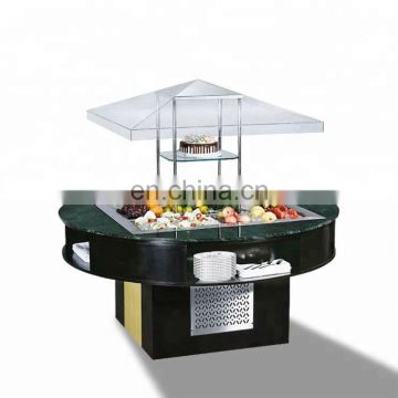 Economic Style Stainless Steel Salad Refrigerated/Cooling Counter