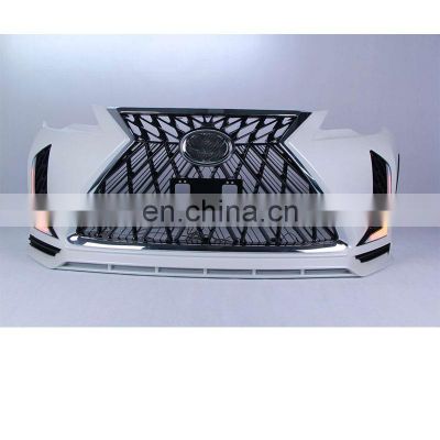 Factory Price New Arrival Full Front Grille Upgrade Body Kit Bumper Headlight For Fortuner 16-19 upgrade  Lexus