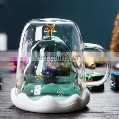 Trendy Christmas Popular Latest Mugs Classic Quality Custom Wholesale Designer Glass Water Bottles