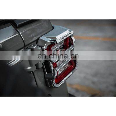 4*4 Taillight Silver Cover for Jeep Wrangler JK 07+ Accessories Rear Lamp Cover