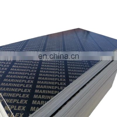 18mm12mm shuttering plywood black film faced plywood for construction concrete formwork