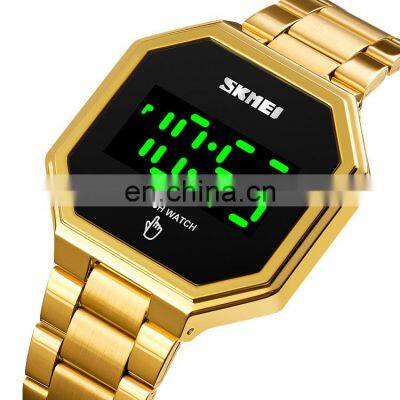 New Arrival Skmei 1696 Original Famous Watch Brand  Clock Men Wristwatch Led Gold Waterproof