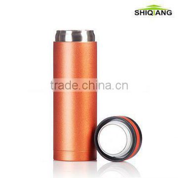 Stainless steel leakproof vacuum thermo mugs with color finishing
