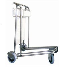4 Wheels Aluminium Airport Hand Cart Baggage Trolley