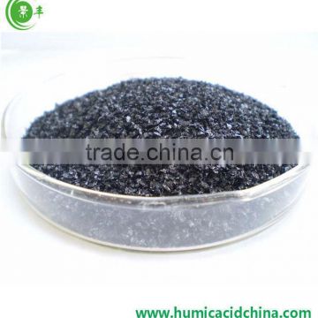 High grade and High Efficiency potassium humate flake for water flush, foliage spray, drip irrigation application