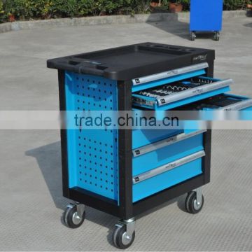 steel tool cabinet with tools in drawers of newest design
