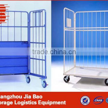 rolling warehouse logistics trolley/foldable industrial high quality roller pallet