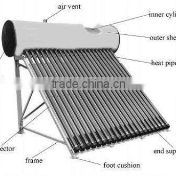 The best Chinese heat pipe pressure solar water heater
