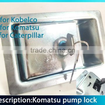 excavator pump lock door lock hydraulic pump lock for komatsu