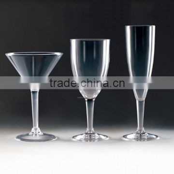 trade assurance customized unbreakable durable cocktail glass
