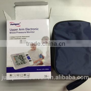Wrist blood pressure monitor with large LCD display