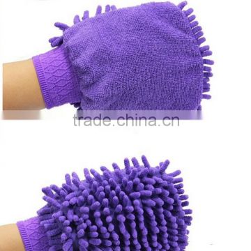 chenille Hand glove dusting cloth hand towel table cloth glove China factory