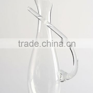 Romanian Import Glass Crystal Wine Decanter Carafe Barware