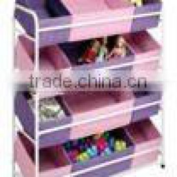 4 tier children fabric store shelf