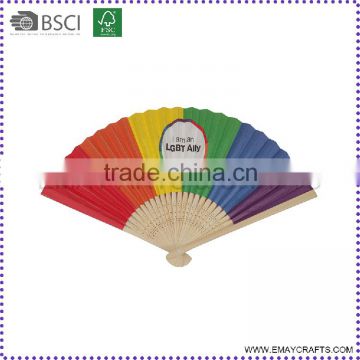 Chinese Personalized Bamboo Paper Hand Held Folding Fans                        
                                                Quality Choice