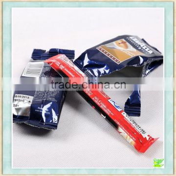 Laminated film in roll for food packaging