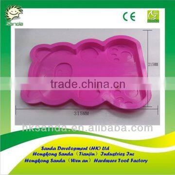 silicone microwave safe cake baking pan