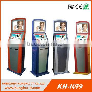 Dual Monitor Advertising Touch Screen Kiosk LCD