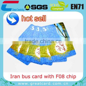 F08 chip bus card for payment
