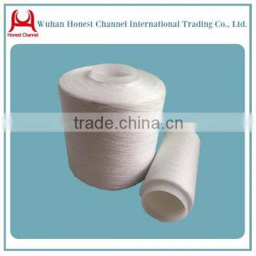 TFO raw white paper cone 100% polyester yarn 30/2 30/3