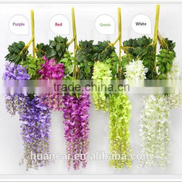 Wholesale Hanging Flowers Wedding Wisteria Artificial Hanging Flower 110cm