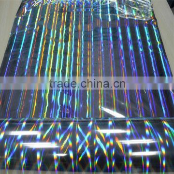 China Manufacturer And Good Quality PET Holographic Film For Decoration