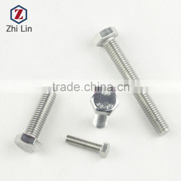 Stainless steel 304 hex head cap screws hex bolts DIN933 GB5782