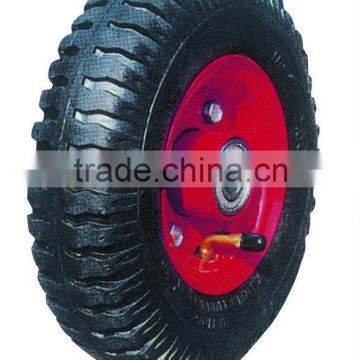 8" pneumatic rubber wheel
