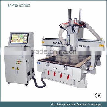 XYZ1325 CNC Knife (XYZ-CAM,P3) with XOT Oscillating Tangential Knife Drag knife for cardboard/soft foam/Rubber/leather