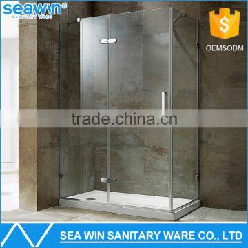 Bathroom Design Freestanding Hinge tempered glass shower cubicles enclosure sri lanka