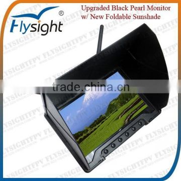 C523 High Brightness No Blue Screen 7" Wireless FPV Monitor with 5.8GHz Receiver