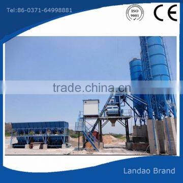 Small HZS ready mix concrete company mobile concrete batching plant for sale