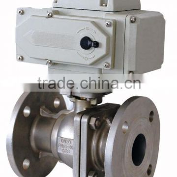 china motorized flanged 4 inch ss cf8m stainless steel ball valve manufacturer price