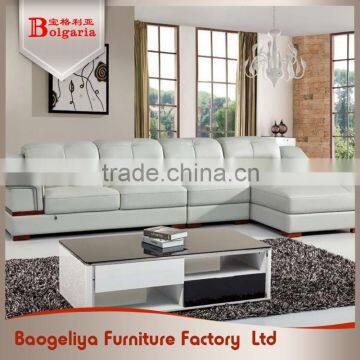 2016 fashion design eco-friendly durable furniture leather sofa