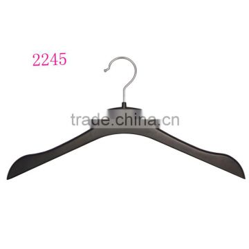 Best For Shirt Black Plastic Top Hanger With Fashion Shape
