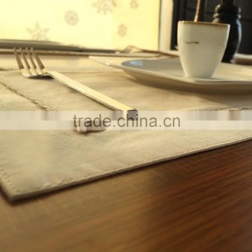 natural fiber cotton rectangular lacework placemat