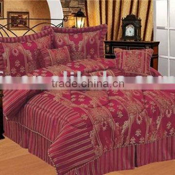 7pcs Yarn-dyed Jacquard Comforter Set